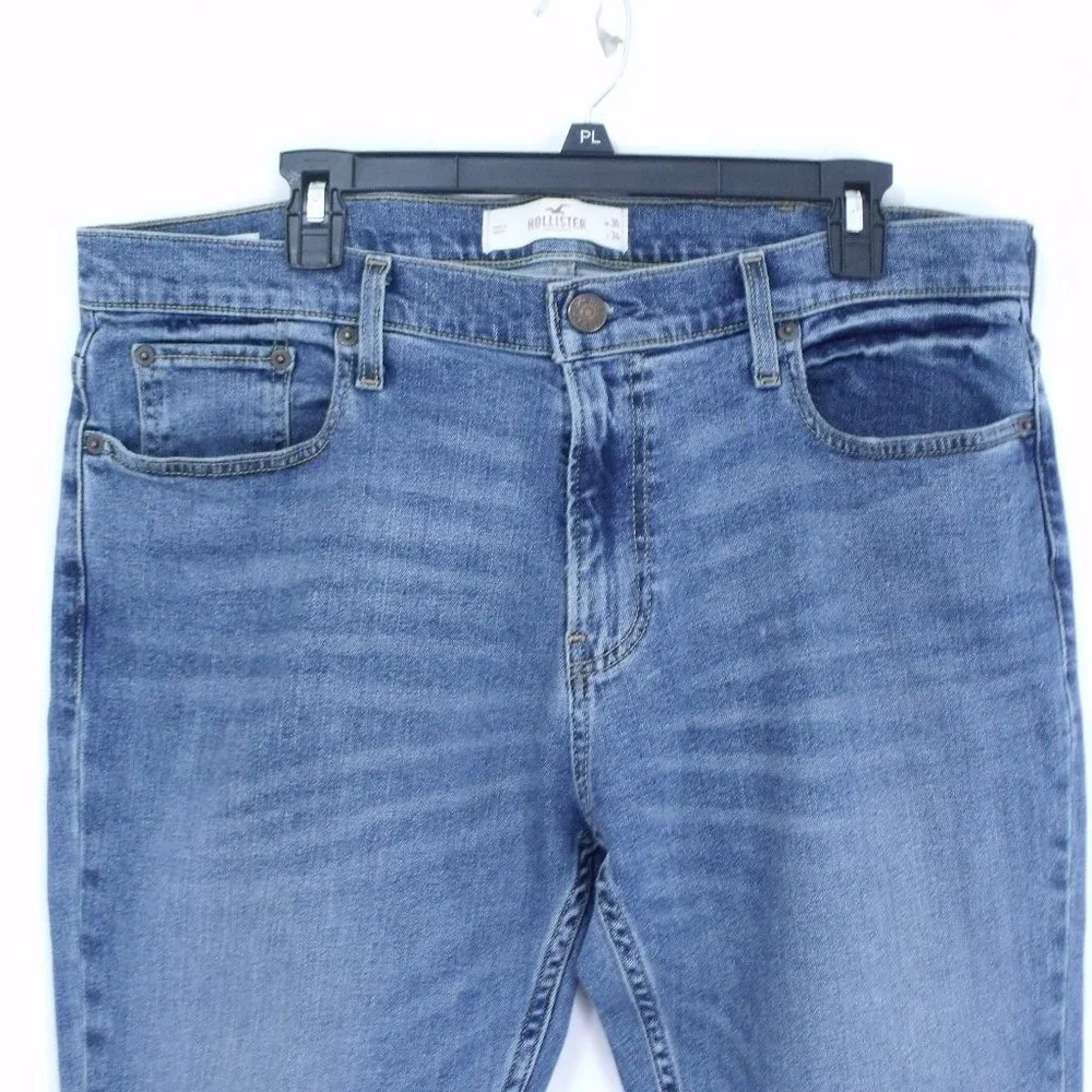 Hollister Slim Straight Epic Flex Jeans 36x34 - Picture 2 of 6